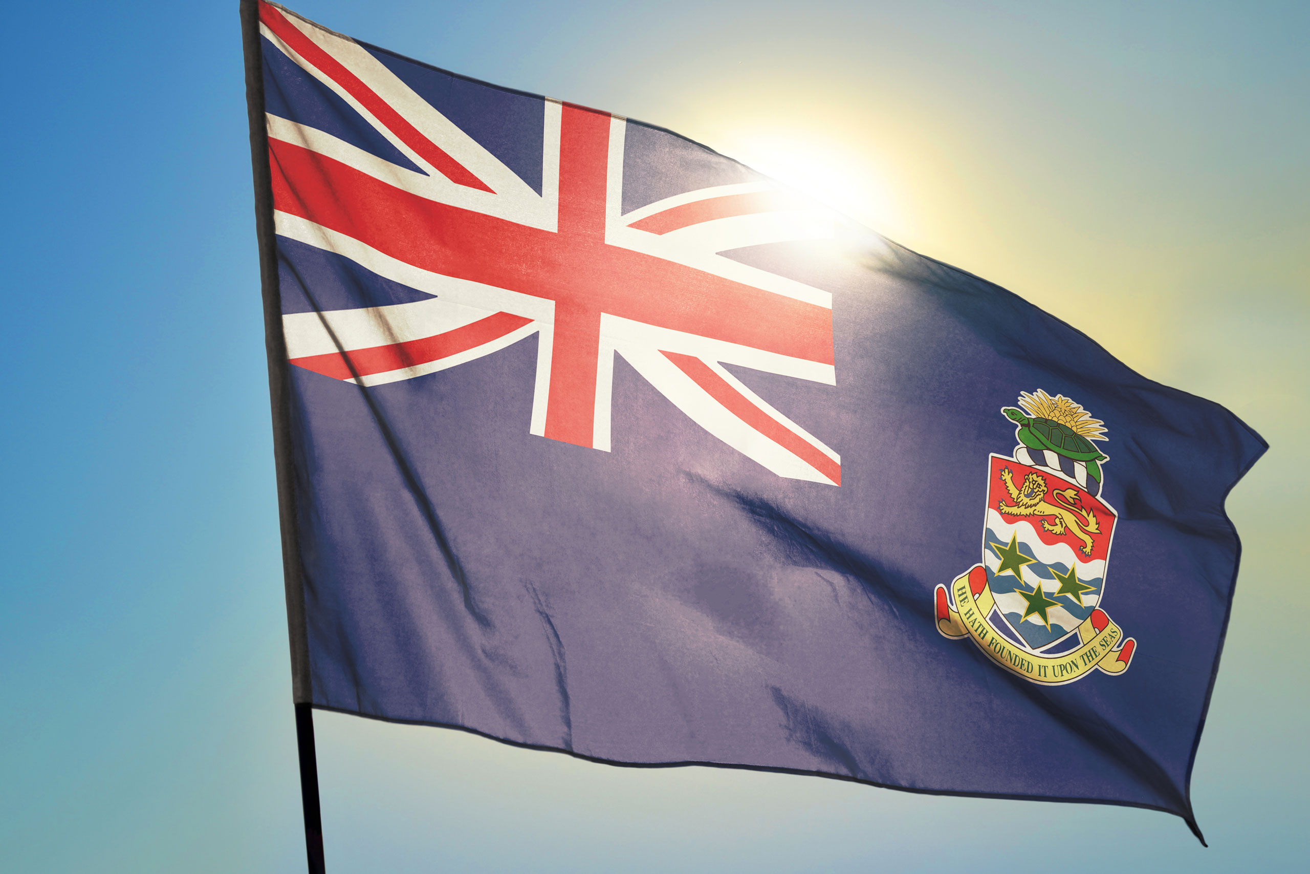 The Cayman Islands national flag