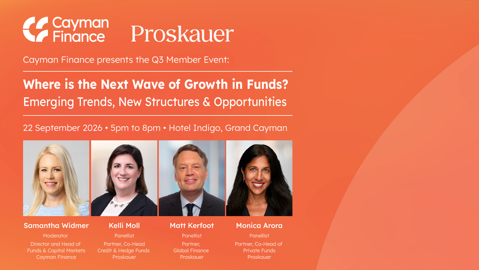 Cayman Finance Q3 Member Event